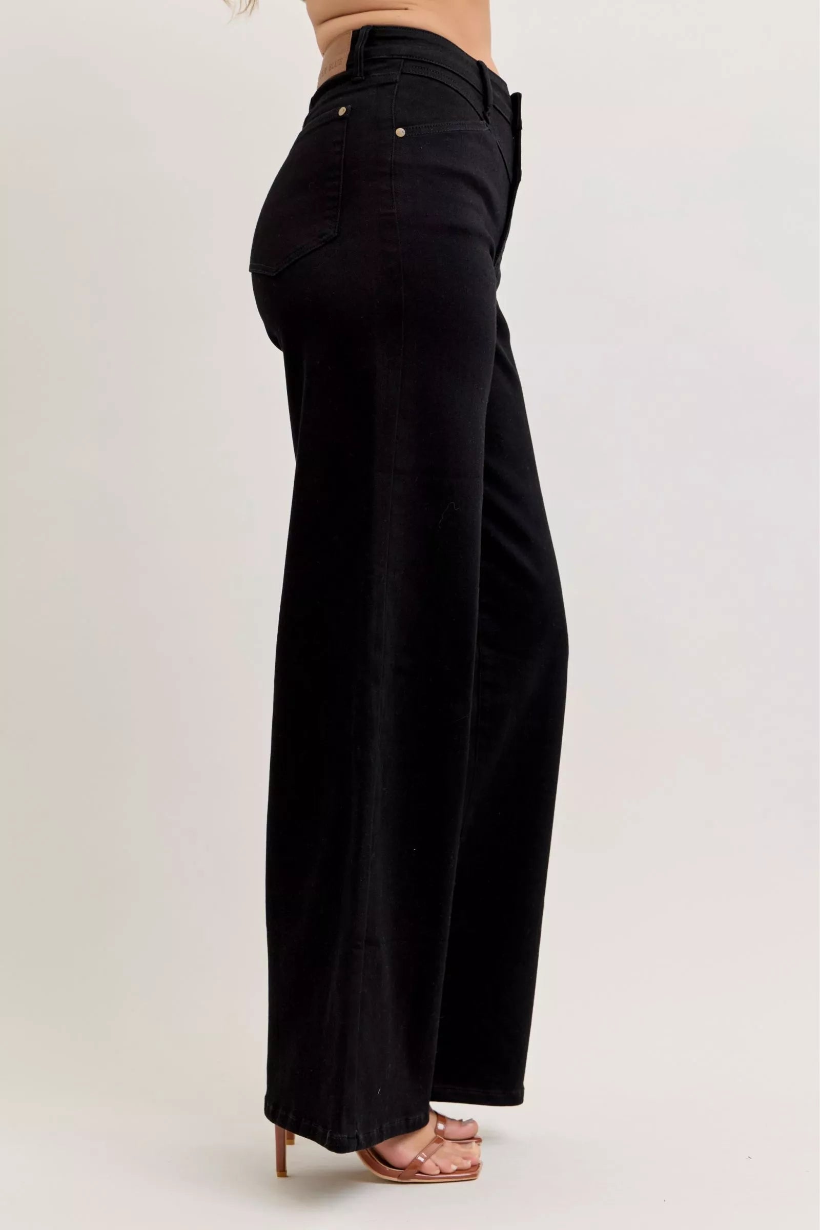 High-Waisted Wide Leg Jeans Secondary image