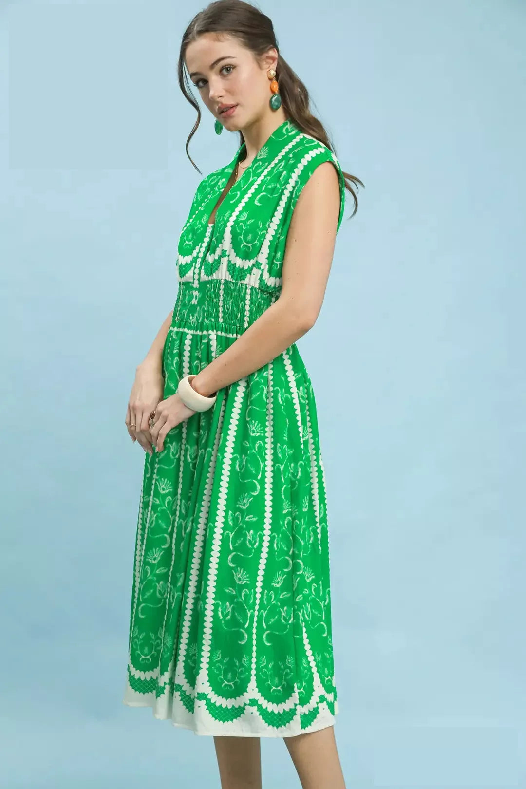 Umgee Sleeveless Midi Dress Secondary image