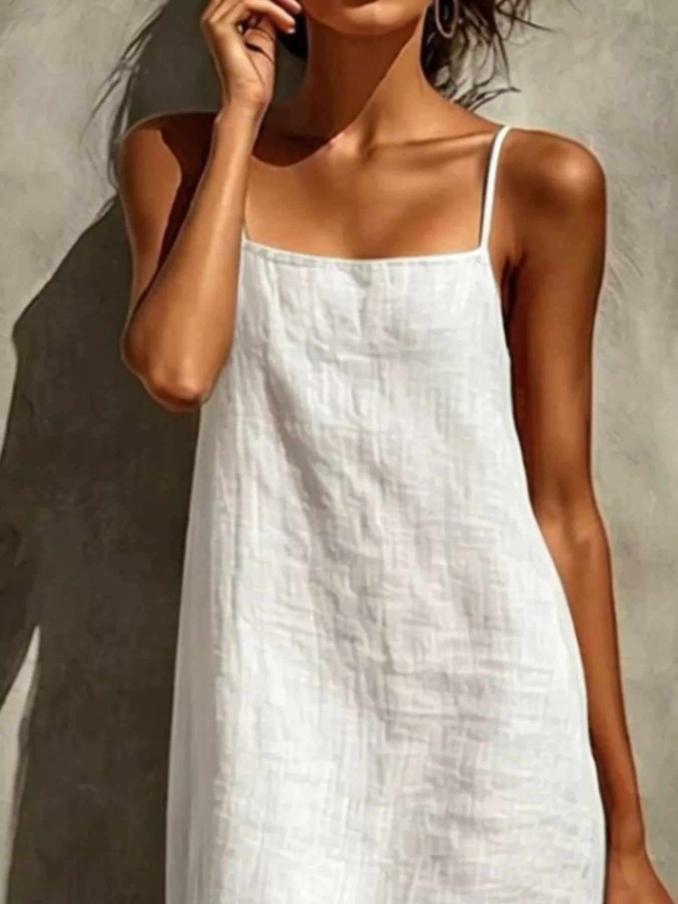 Sleeveless Linen Maxi Dress Secondary image