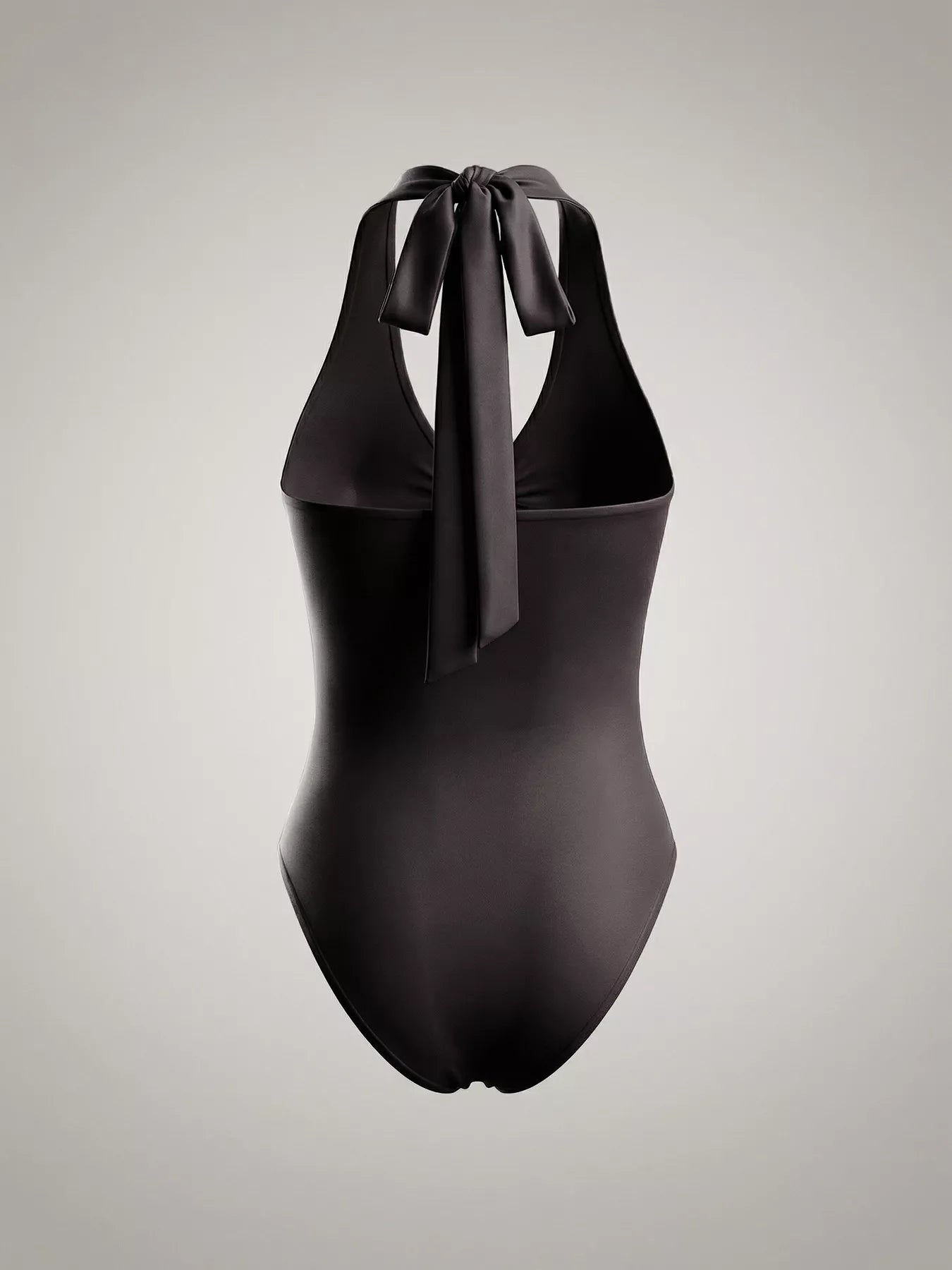 Halter Neck Ruched Stretch Bodysuit Secondary image