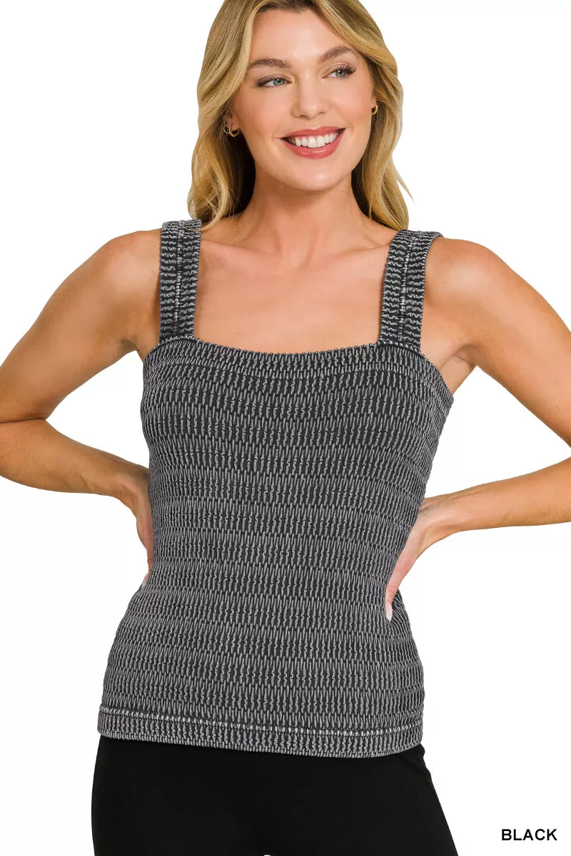 Zenana Seamless Winkle Tank Secondary image