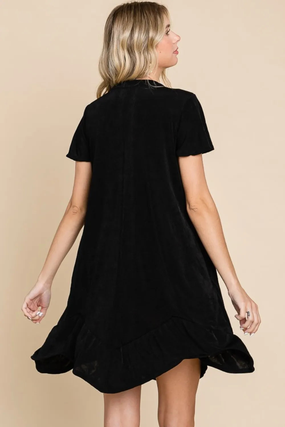 Culture Code Ruffled Asymmetric Hem Dress Secondary image