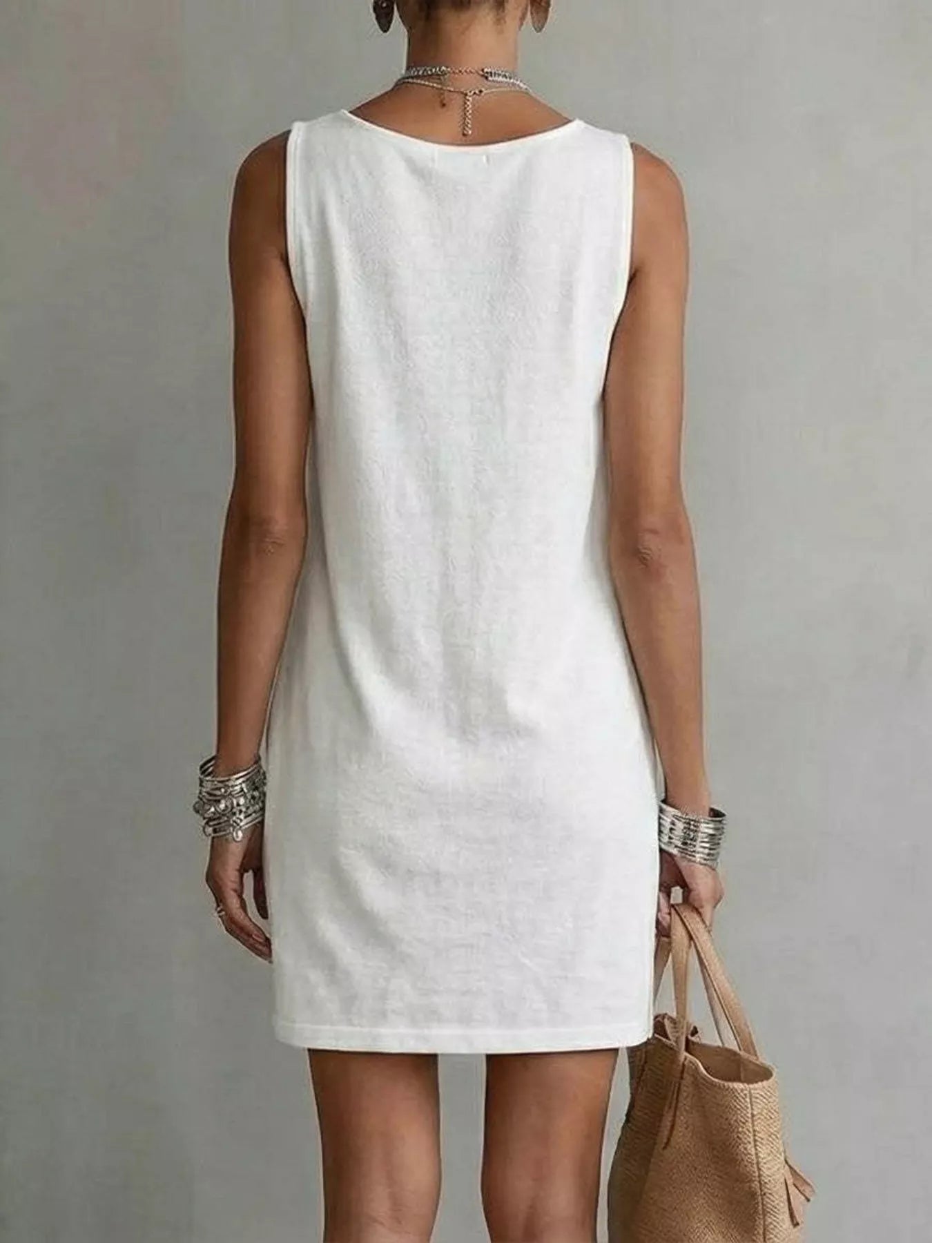 Cowl Neck Mini Dress Secondary image