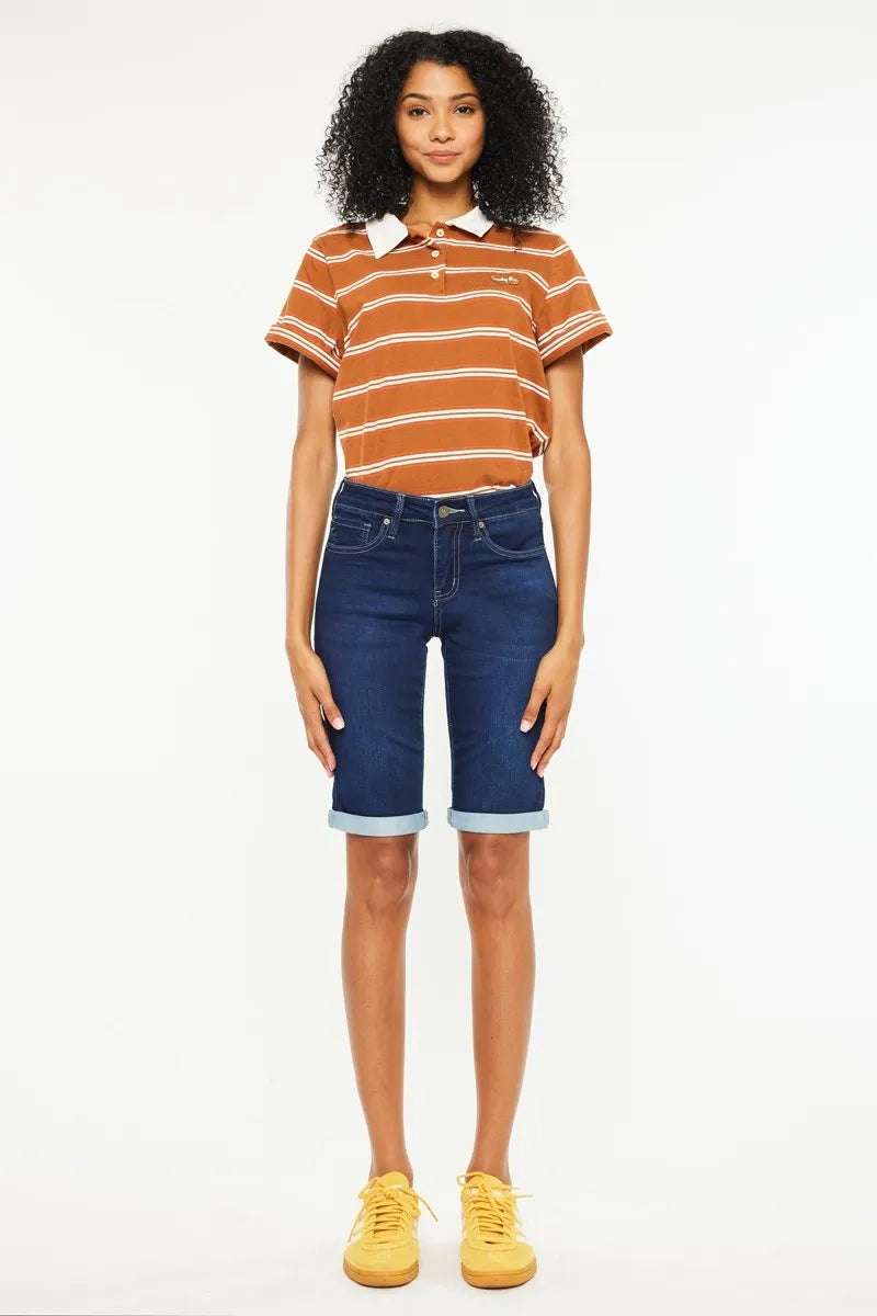 Kancan Mid Rise Bermuda Shorts Secondary image