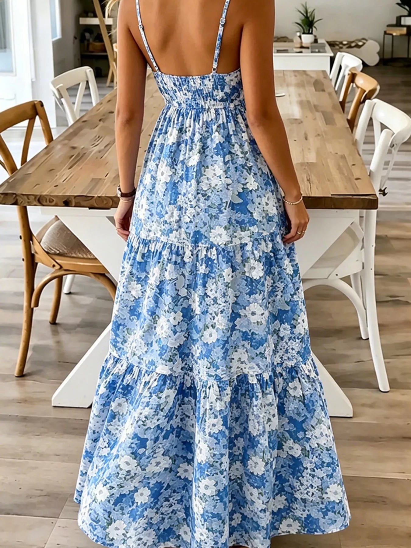 Floral Print Maxi Dress Secondary image