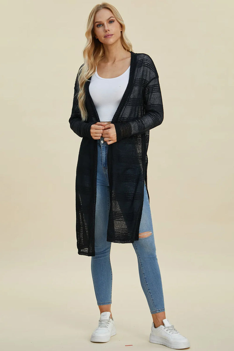 Open Front Longline Cardigan Secondary image