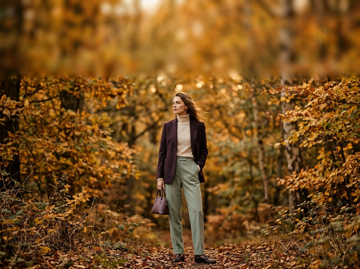 Autumn editorial fashion campaign